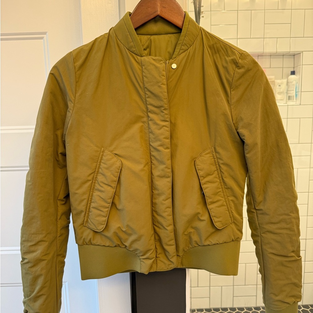 lululemon athletica reversible Olive Bomber Jacket